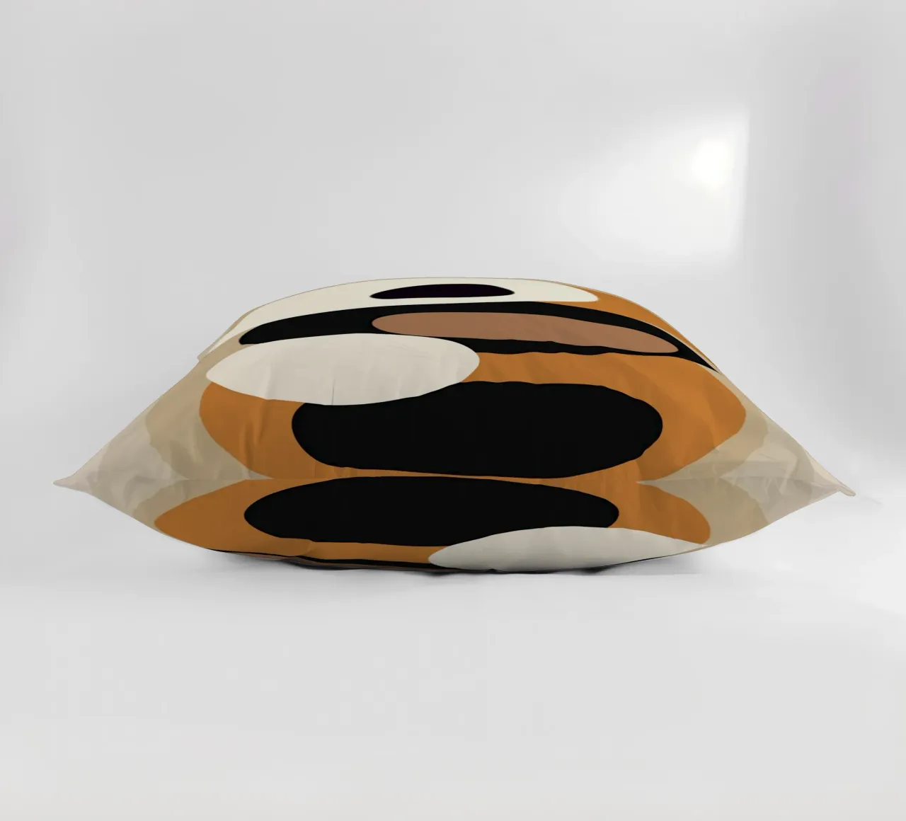 Minimal Abstract Shape Art 2 Kissen von Flow Line
