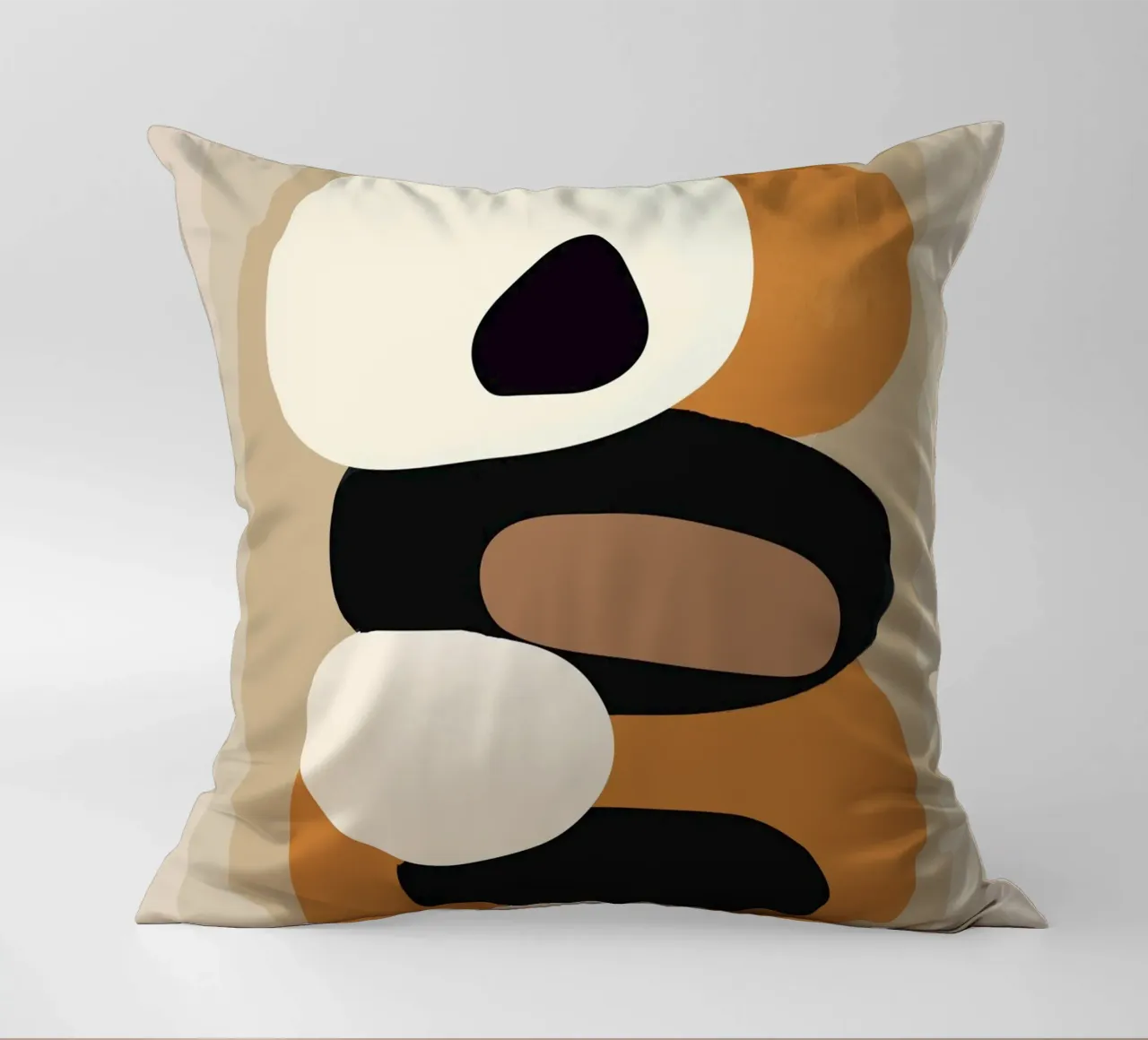 Minimal Abstract Shape Art 2 cuscino da Flow Line