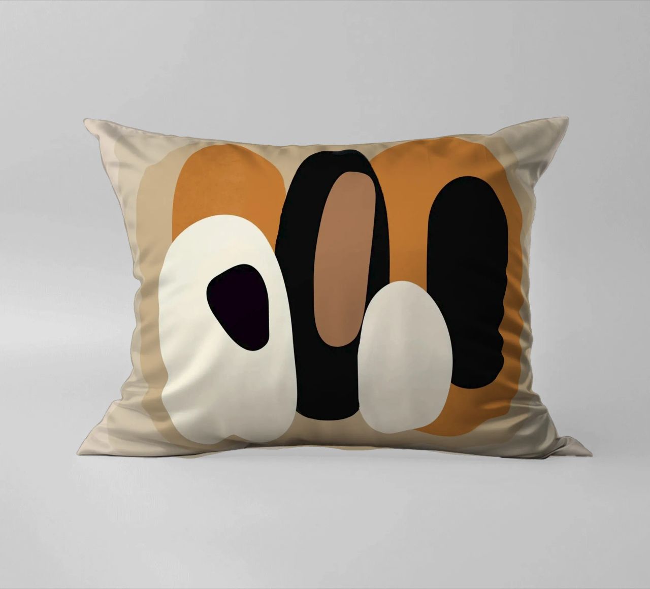 Minimal Abstract Shape Art 2 cuscino da Flow Line