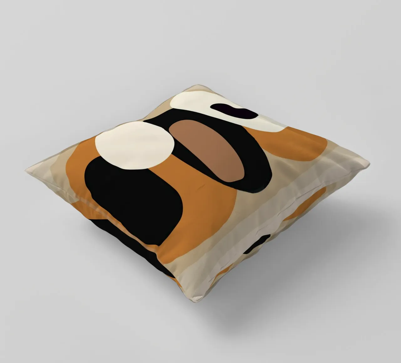 Minimal Abstract Shape Art 2 cuscino da Flow Line