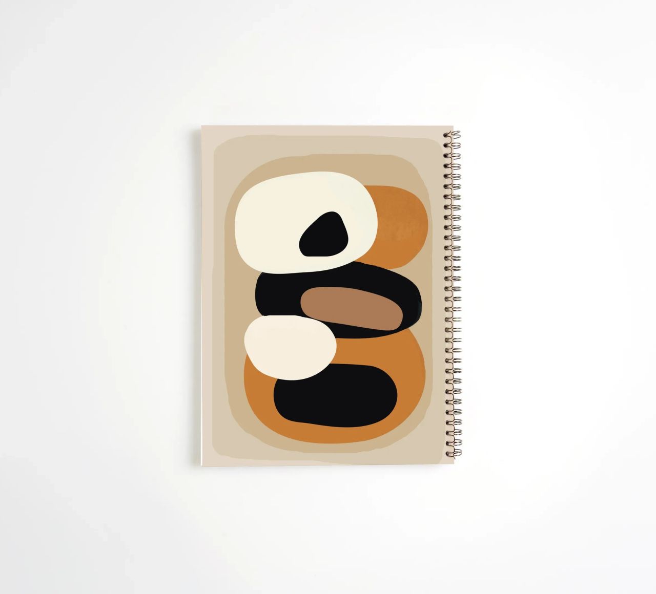 Minimal Abstract Shape Art 2 diario ad anelli da Flow Line