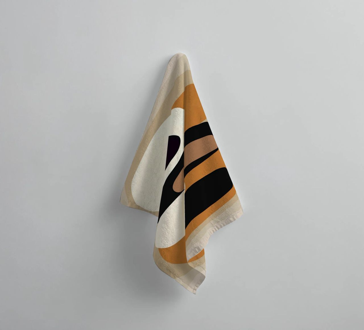 Minimal Abstract Shape Art 2 asciugamano da bagno da Flow Line