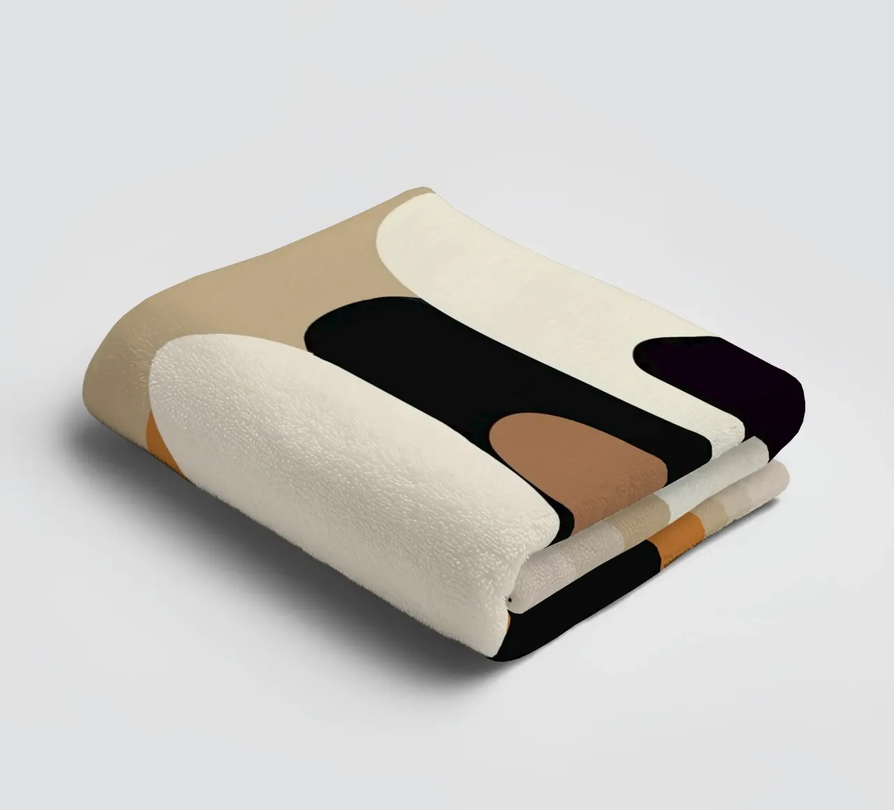 Minimal Abstract Shape Art 2 asciugamano da bagno da Flow Line