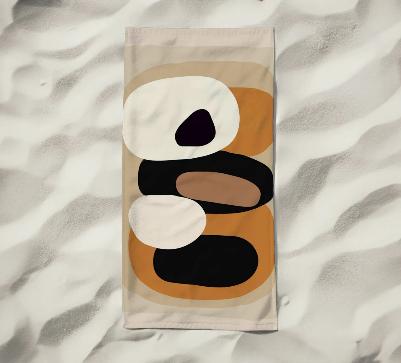 Minimal Abstract Shape Art 2 telo mare da Flow Line