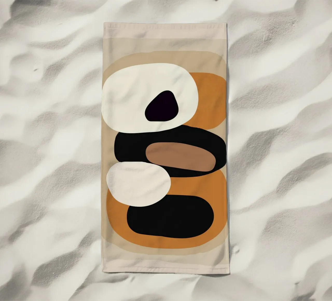 Minimal Abstract Shape Art 2 telo mare da Flow Line
