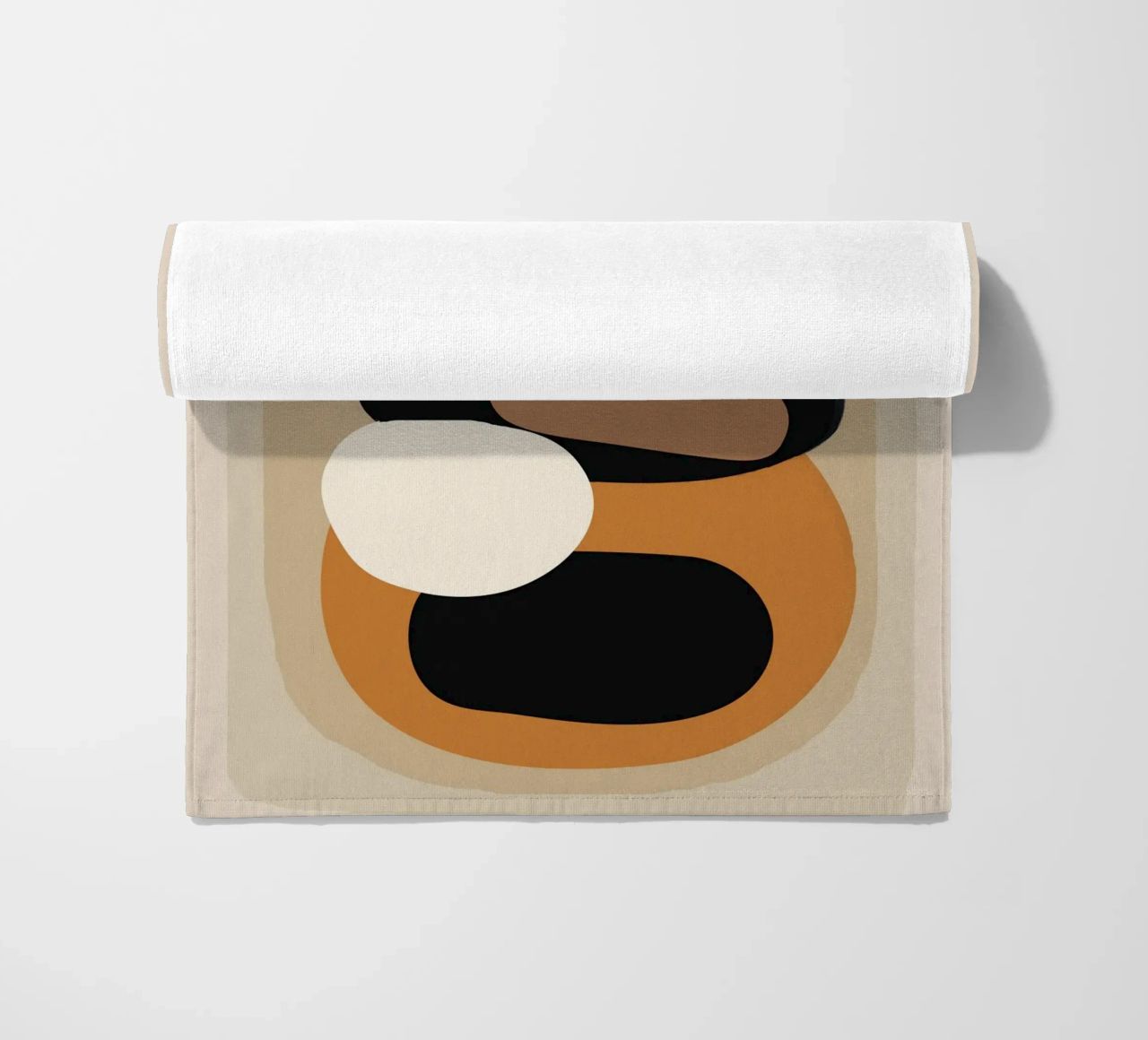 Minimal Abstract Shape Art 2 telo mare da Flow Line