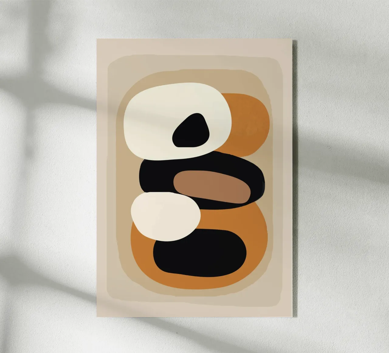 Minimal Abstract Shape Art 2 Acryl-Glas von Flow Line