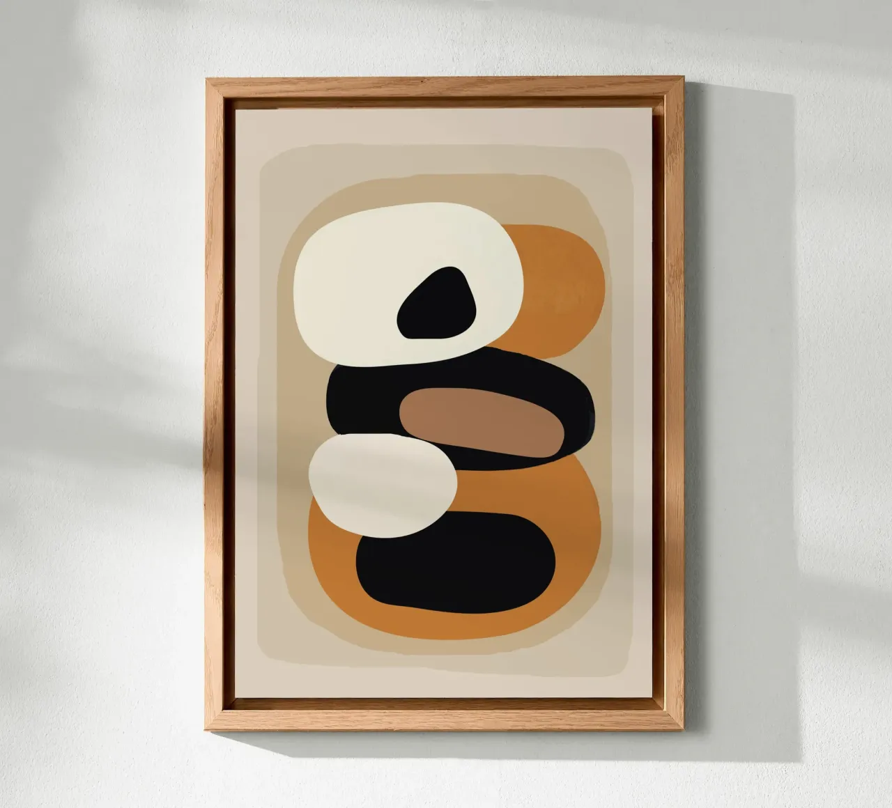 Minimal Abstract Shape Art 2 Alu-Dibond von Flow Line