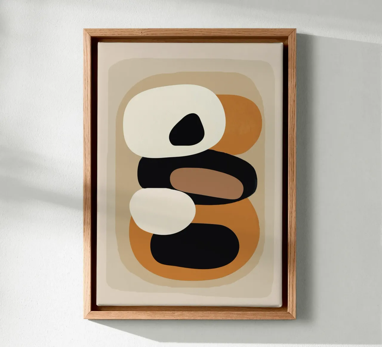 Minimal Abstract Shape Art 2 toile de Flow Line