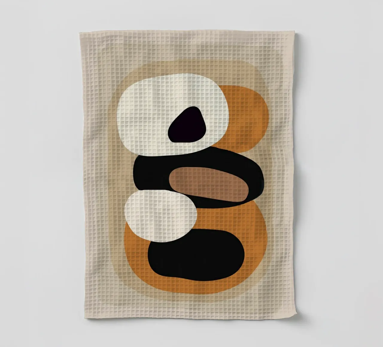Minimal Abstract Shape Art 2 canovaccio da cucina da Flow Line