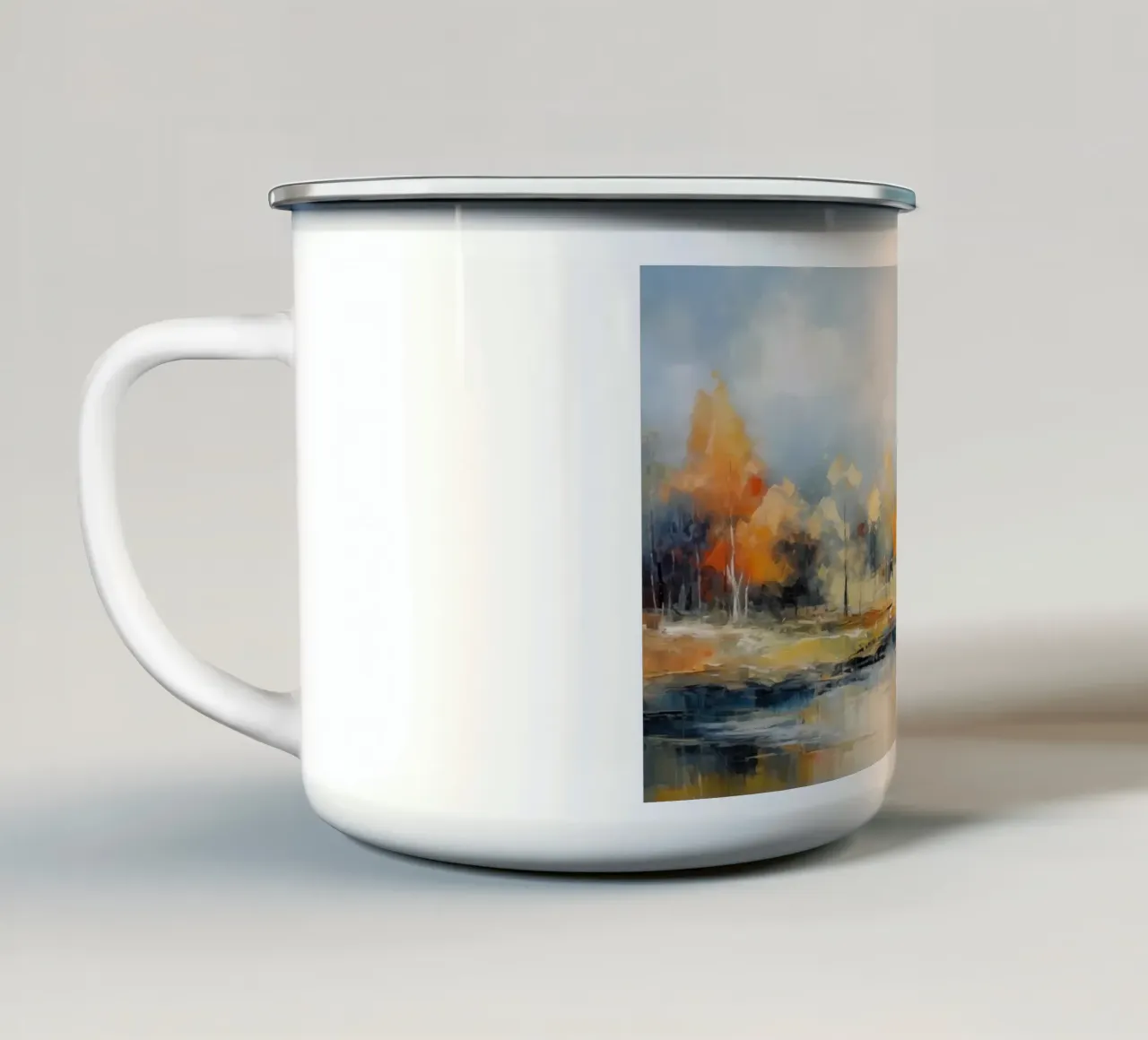 Arte da parete di Imagine tazza in smalto da Imagine