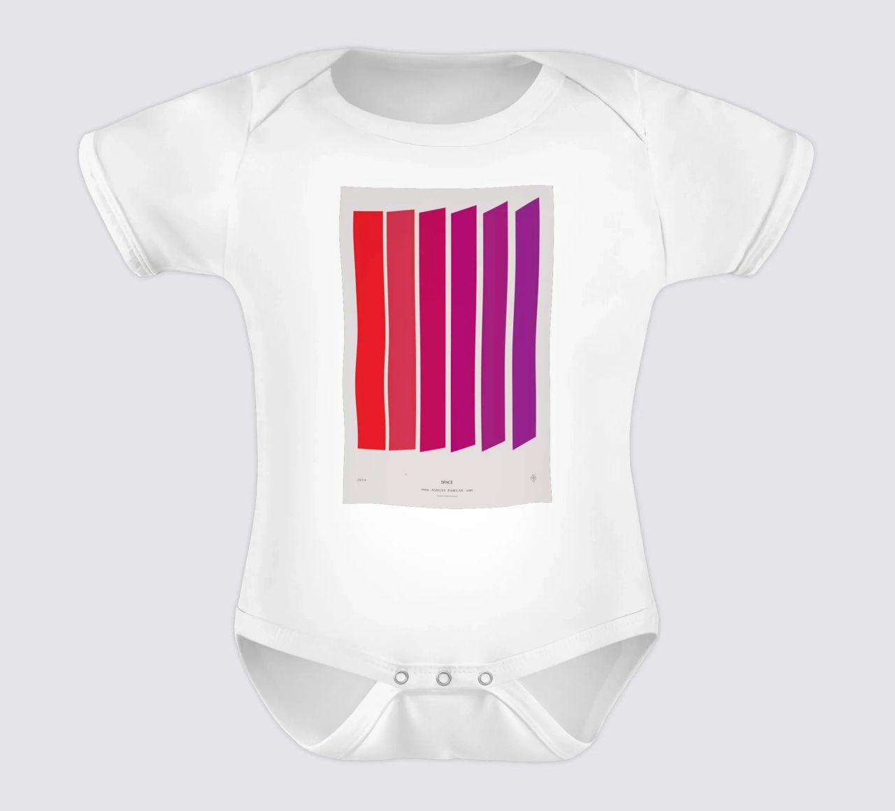 Senses - Space Kurzarm Babybody von Ash Nico
