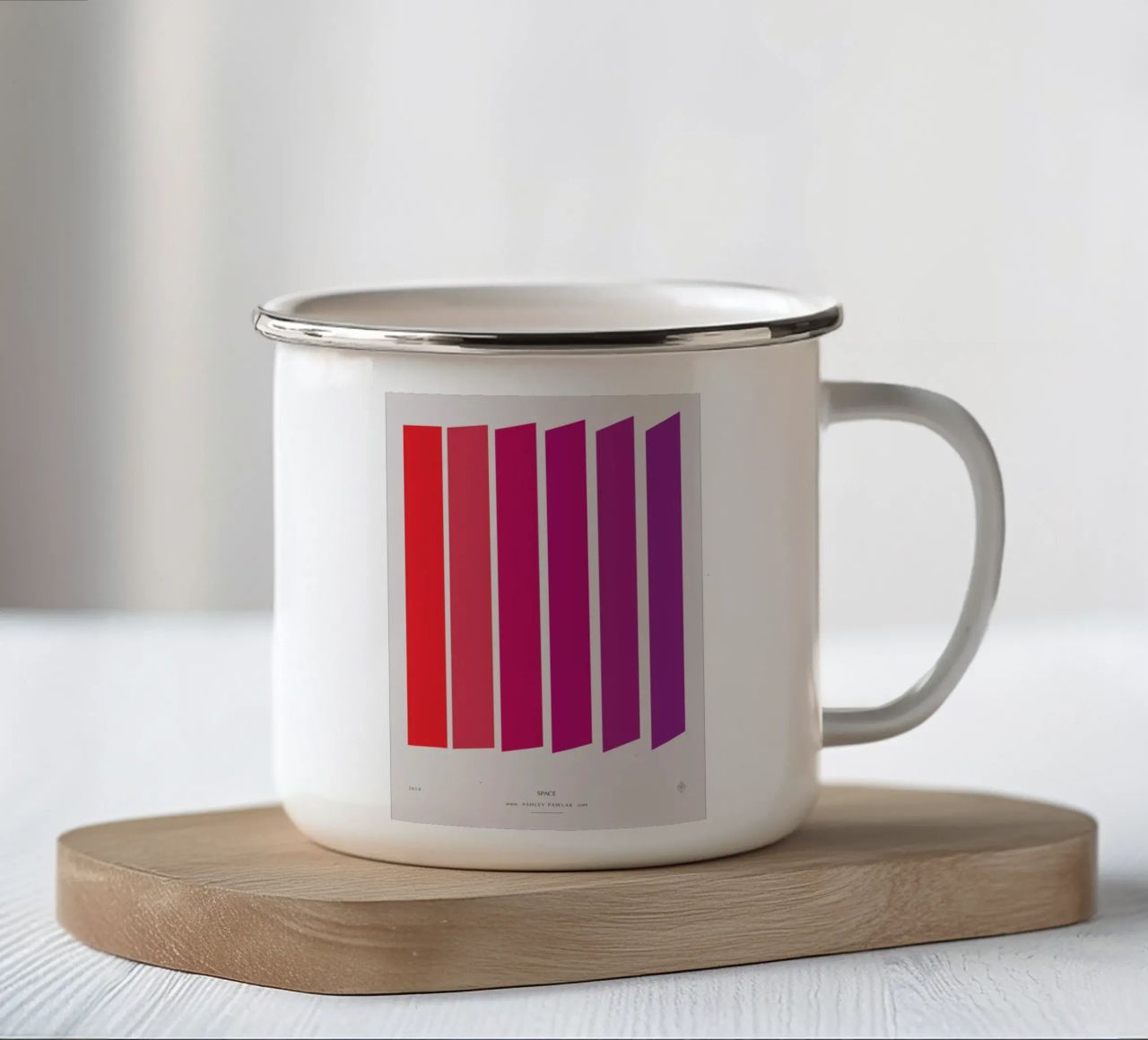 Senses - Space tazza in smalto da Ash Nico