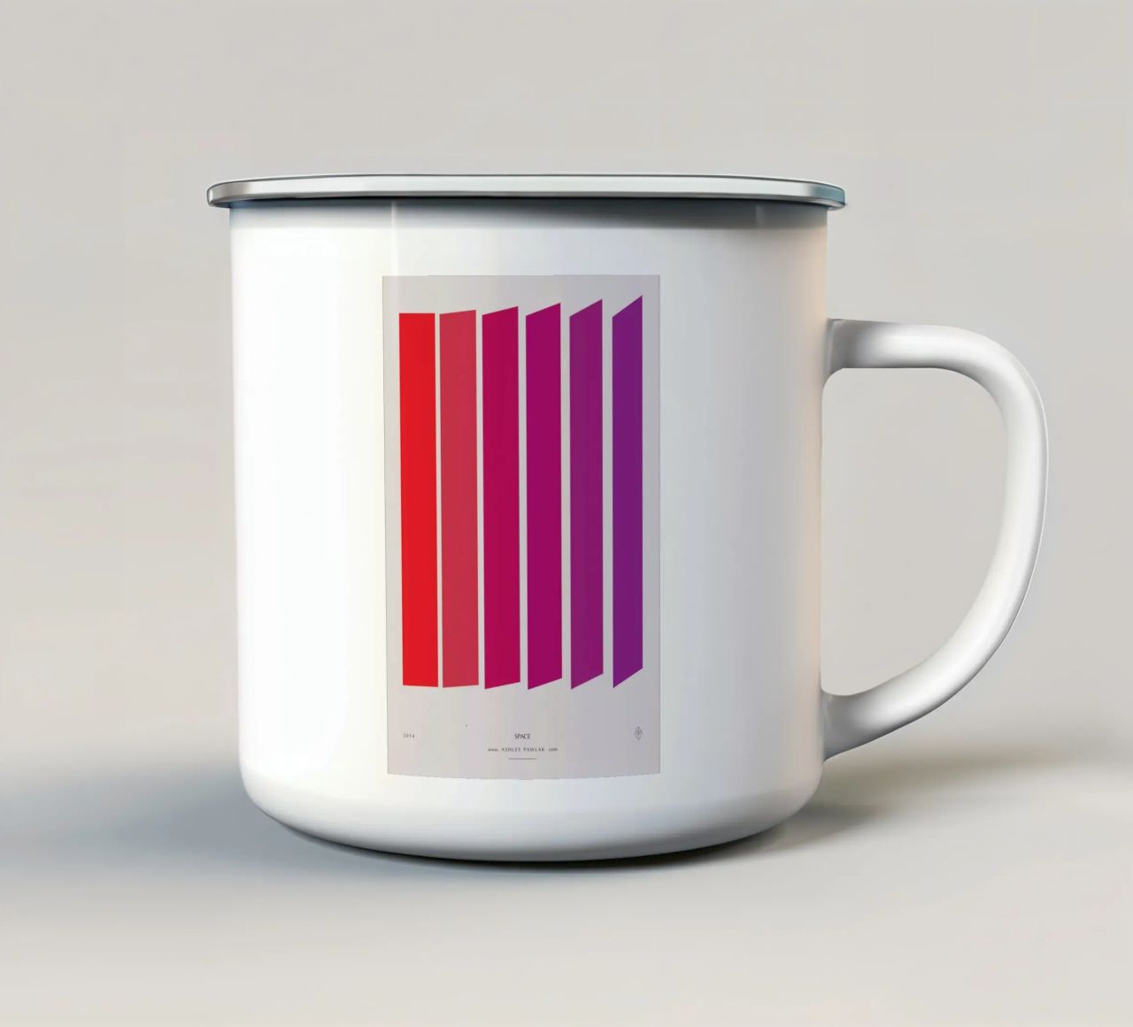 Senses - Space tazza in smalto da Ash Nico