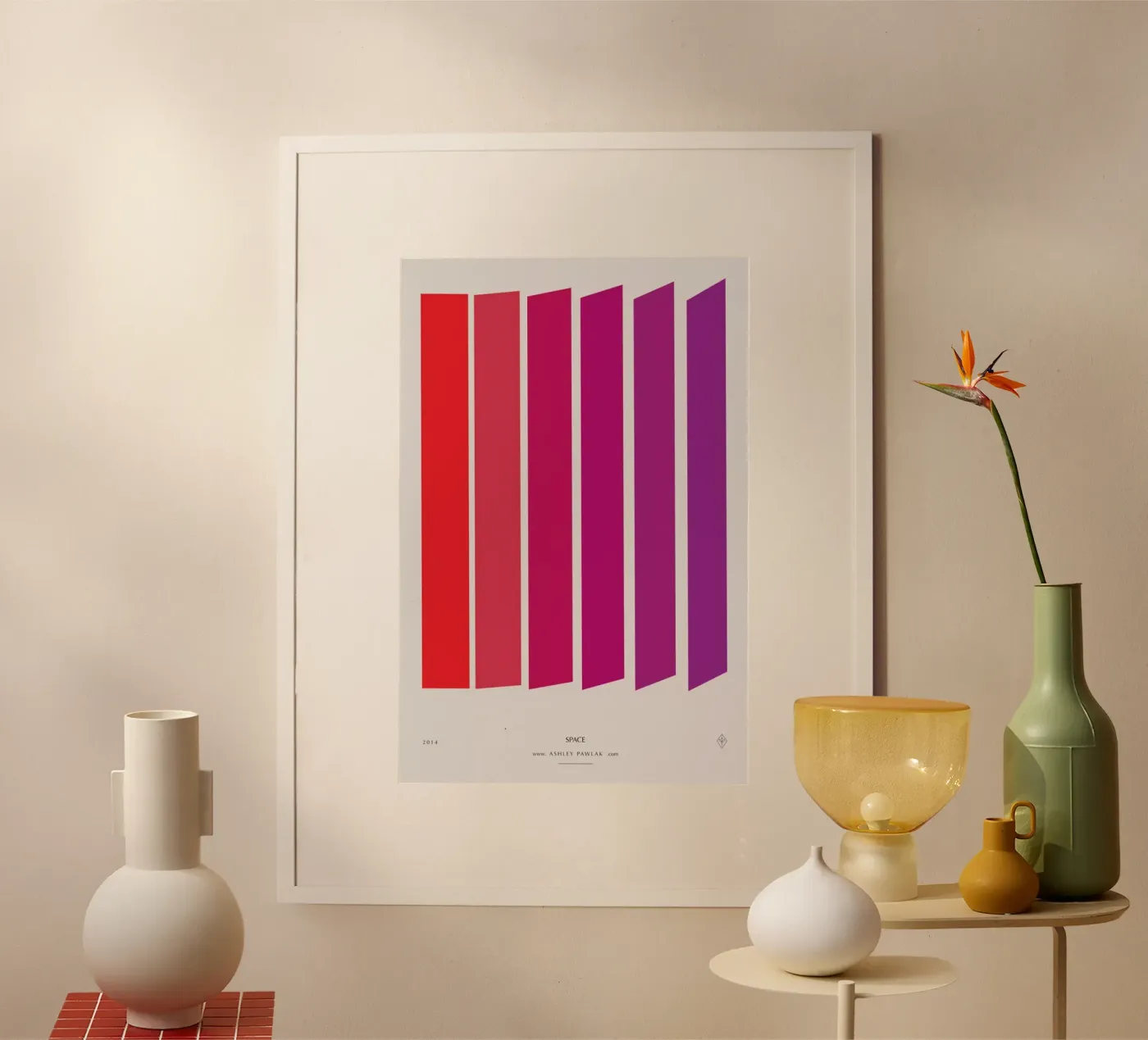 Senses - Space poster da Ash Nico