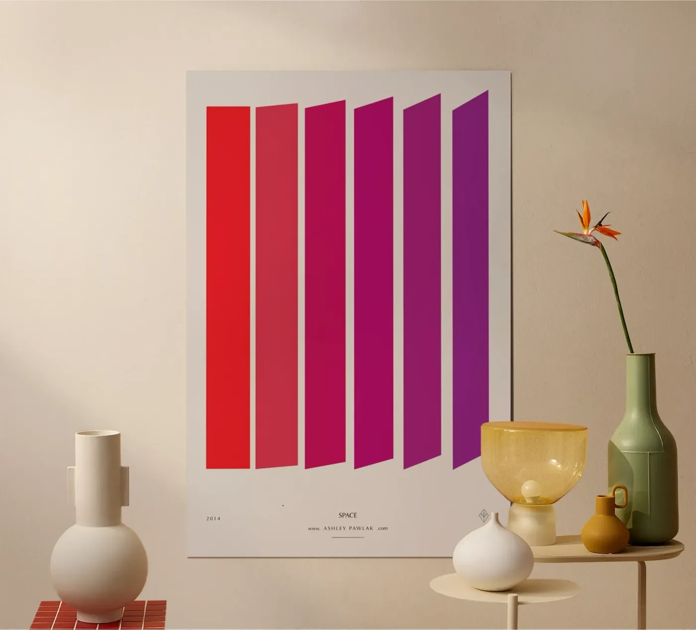 Senses - Space poster da Ash Nico