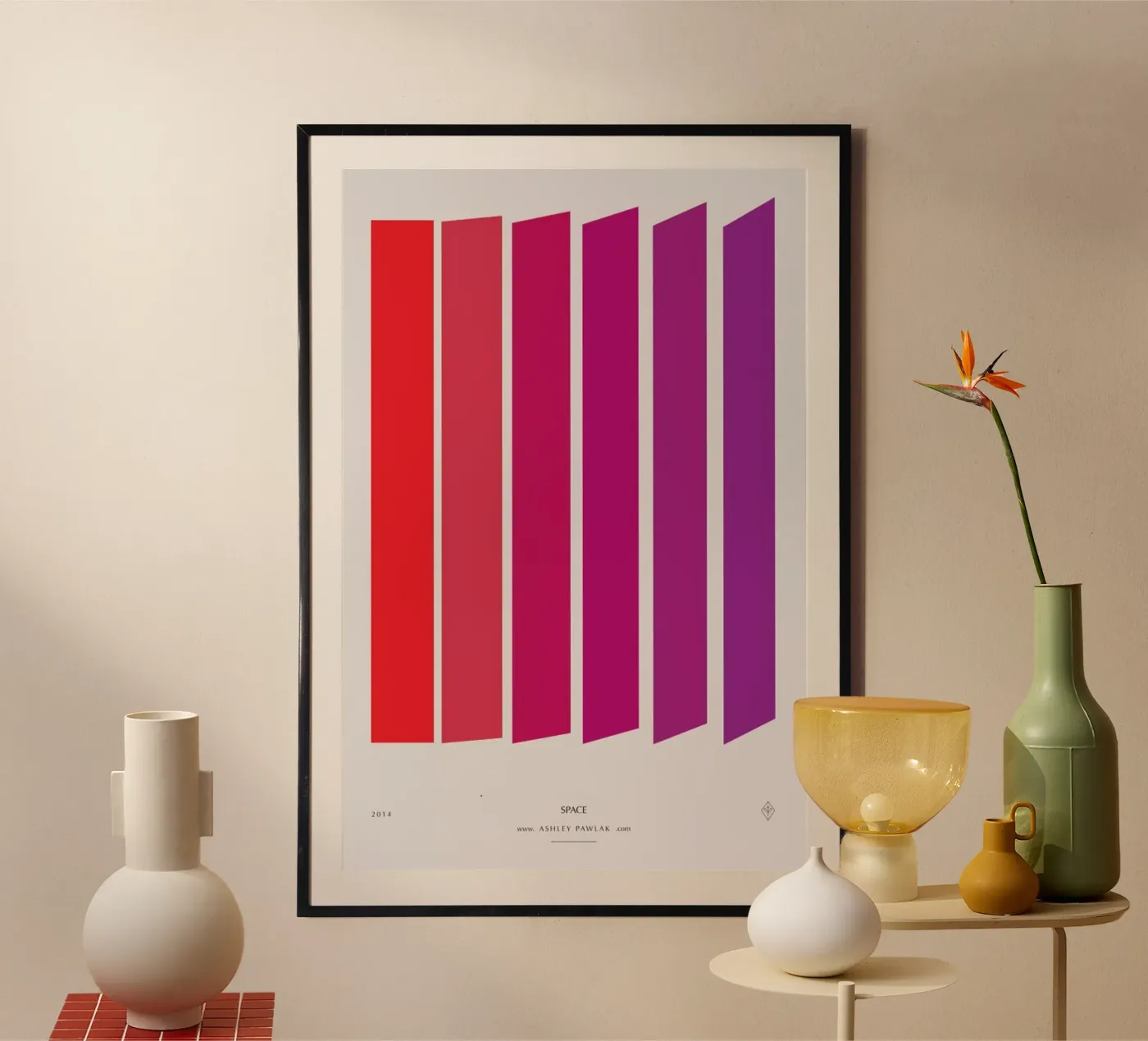 Senses - Space poster da Ash Nico