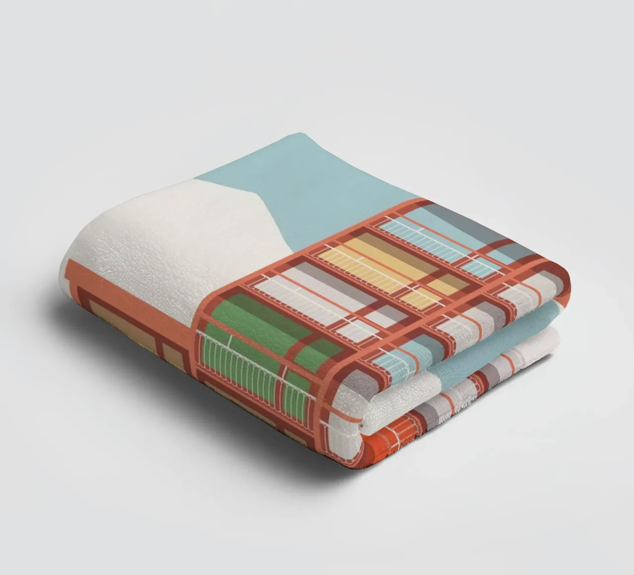 Les Arcs - Charlotte Perriand asciugamano da bagno da Florent Bodart