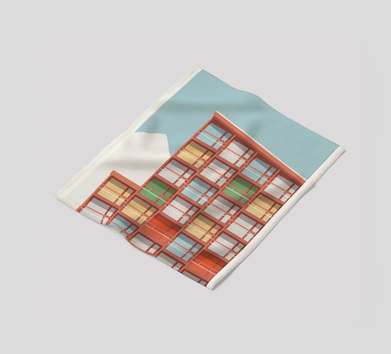 Les Arcs - Charlotte Perriand coperta in pile da Florent Bodart