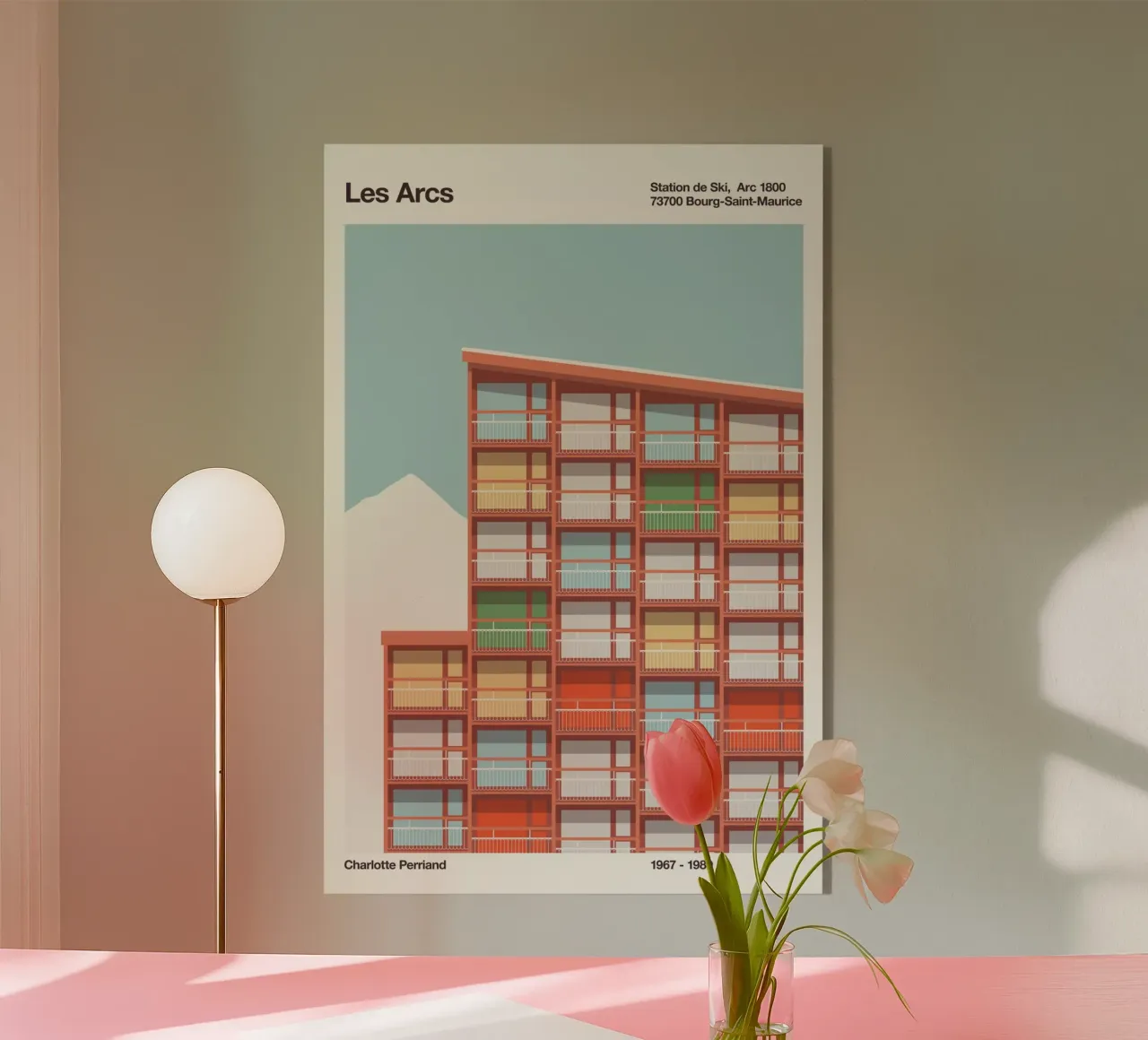 Les Arcs - Charlotte Perriand plexiglass da Florent Bodart