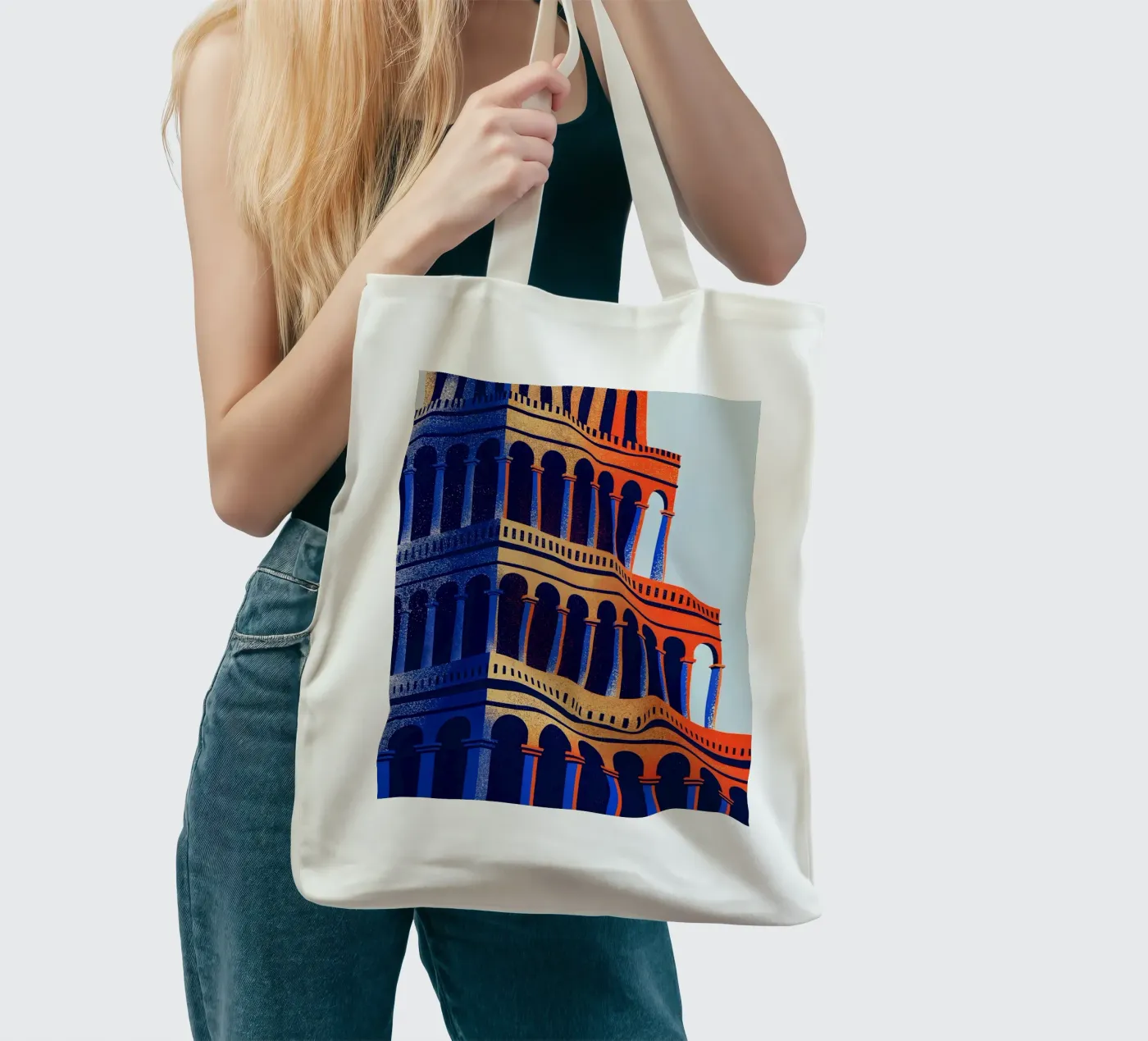 Edificio borsa in juta da SOUL SHOP