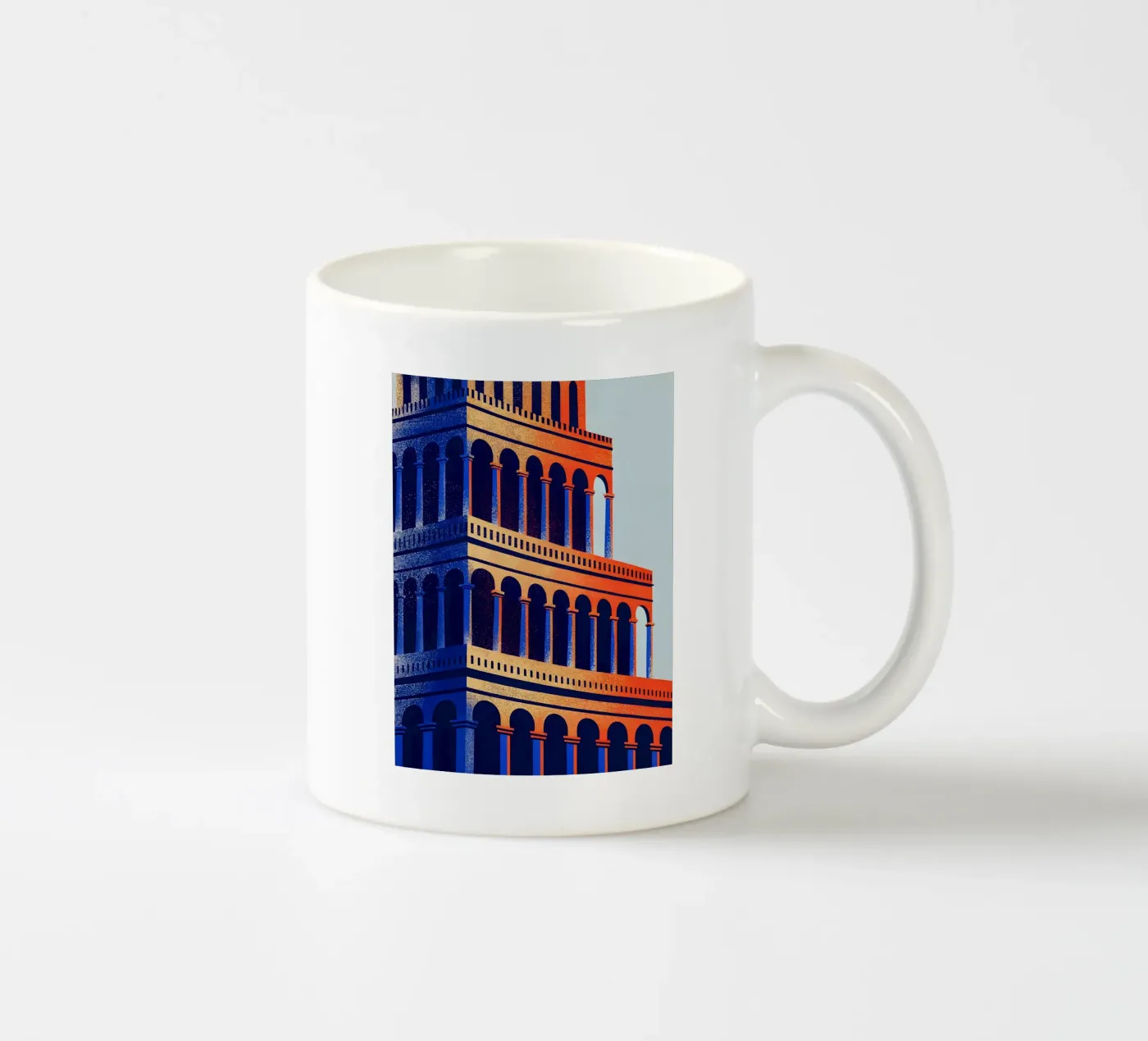Building ceramic mug by SOUL SHOP