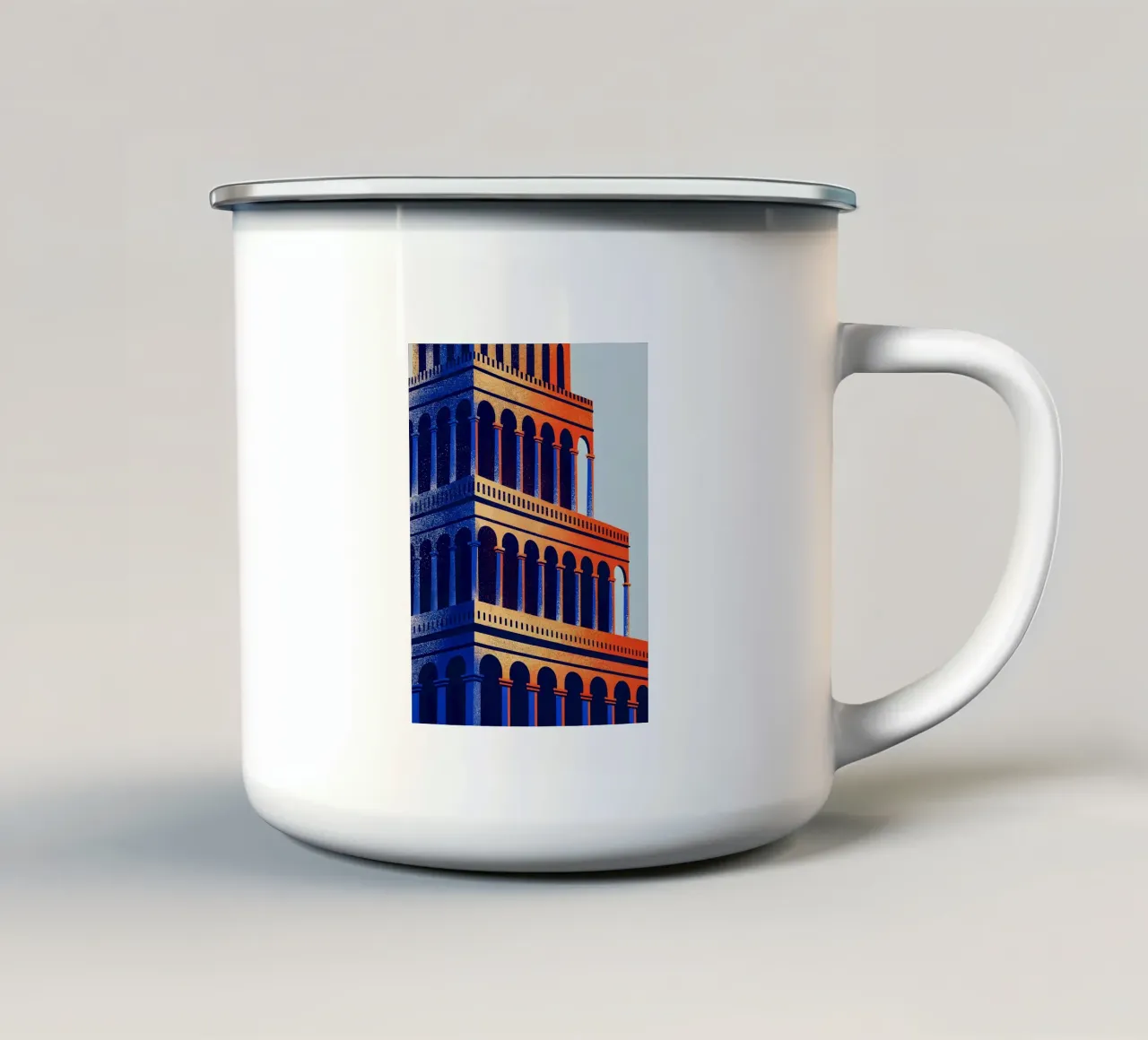 Edificio tazza in smalto da SOUL SHOP