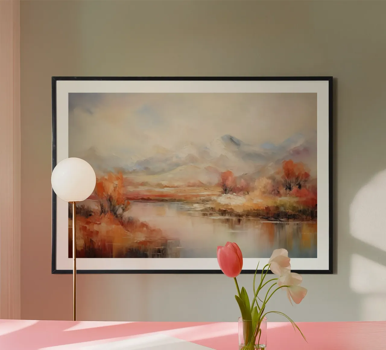 Arte da parete di Imagine poster con telaio in plastica da Imagine