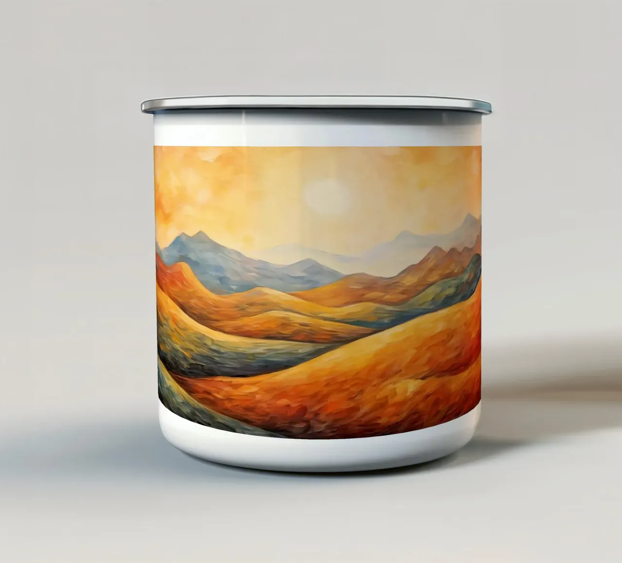 Arte da parete di Imagine tazza in smalto da Imagine