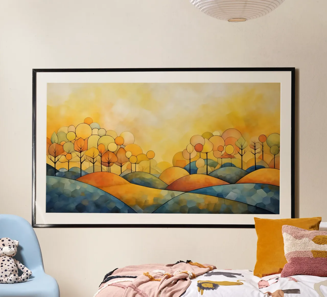 Arte da parete di Imagine poster con telaio in plastica da Imagine