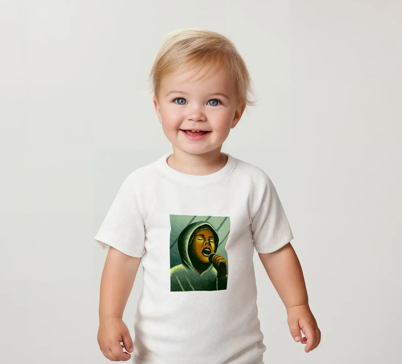 Singing People baby t-shirt by SOUL SHOP