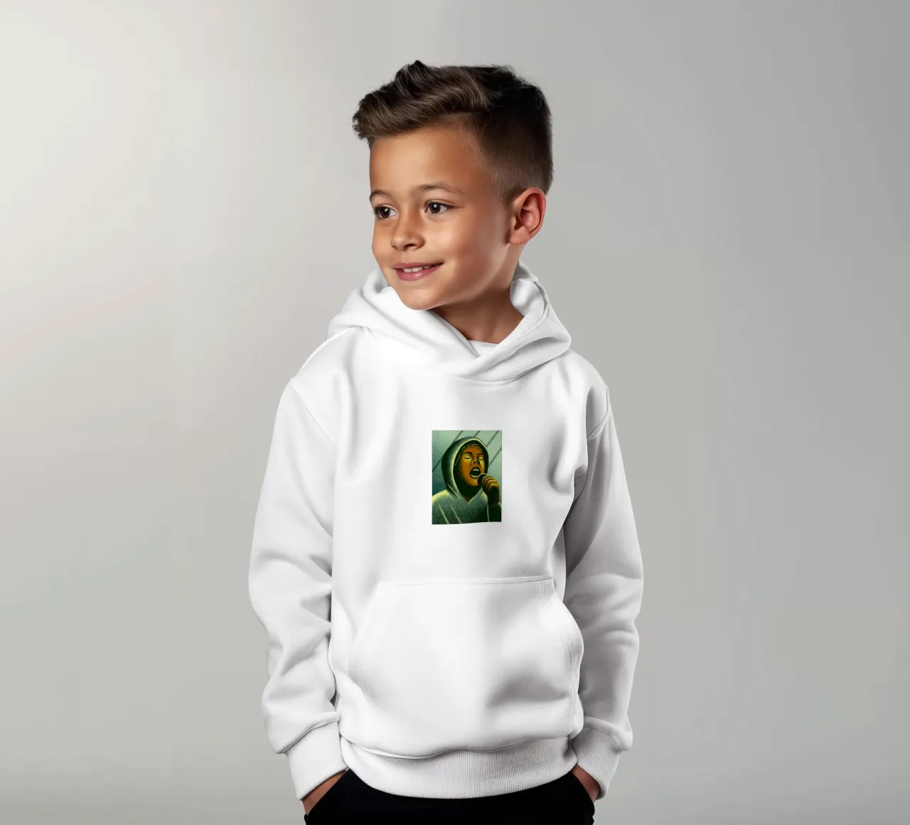 Singing People kids hoodie by SOUL SHOP