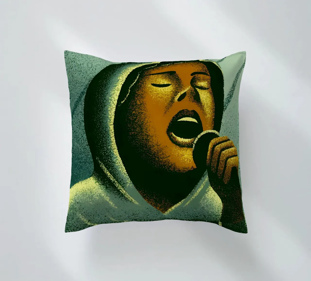 Singing People decorative cushion by SOUL SHOP