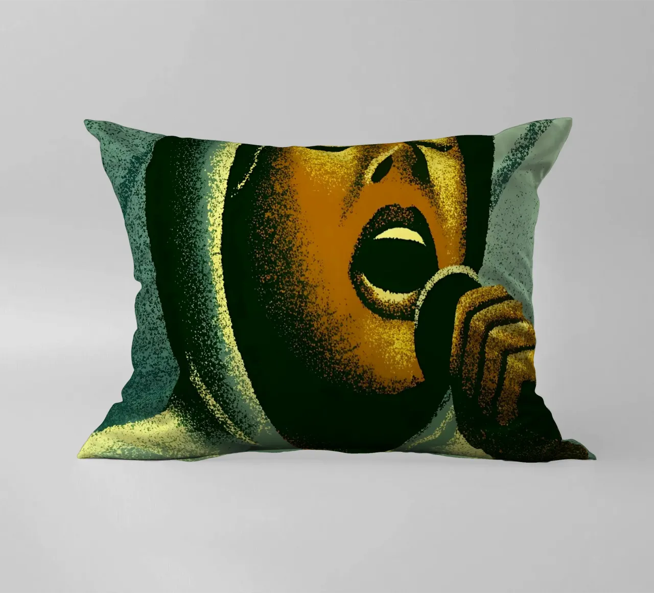 Singing People decorative cushion by SOUL SHOP