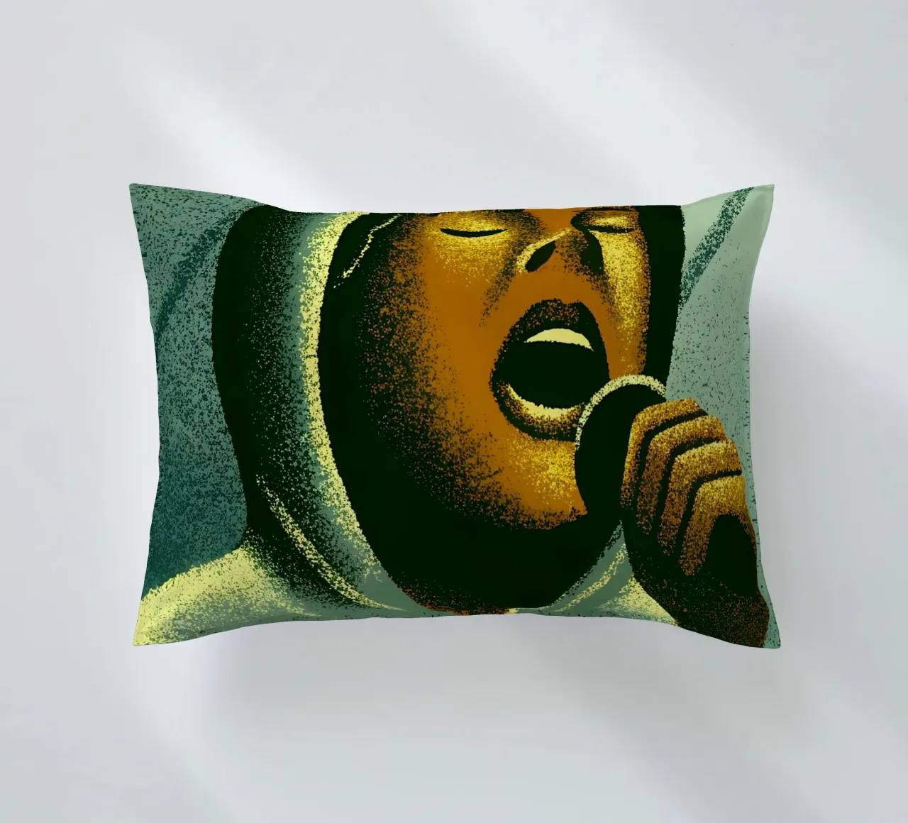 Singing People decorative cushion by SOUL SHOP