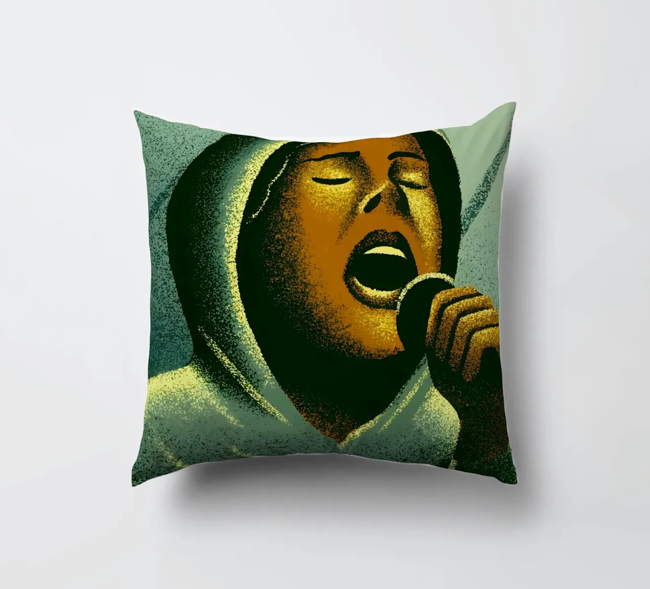 Singing People decorative cushion by SOUL SHOP