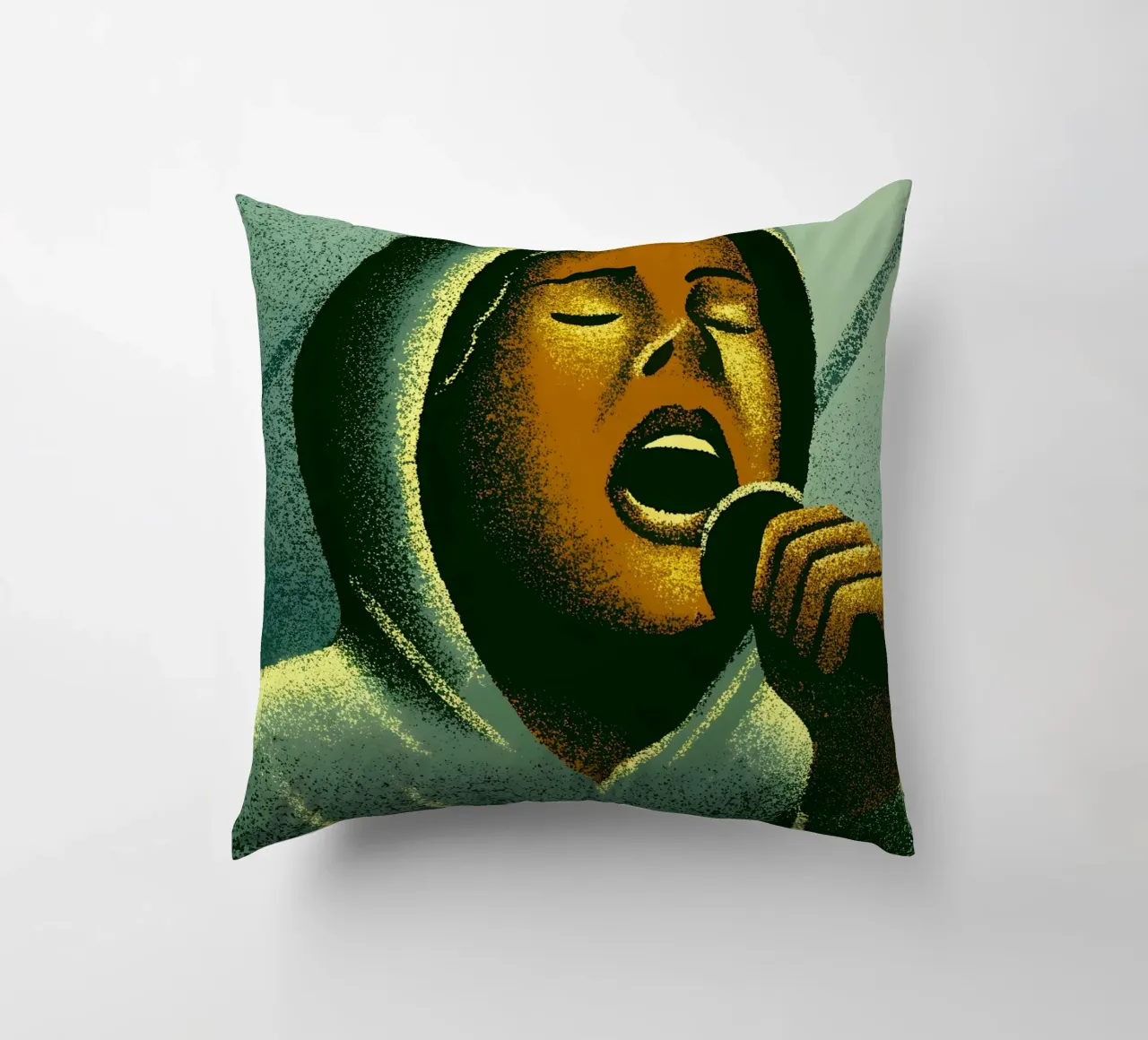Singing People decorative cushion by SOUL SHOP