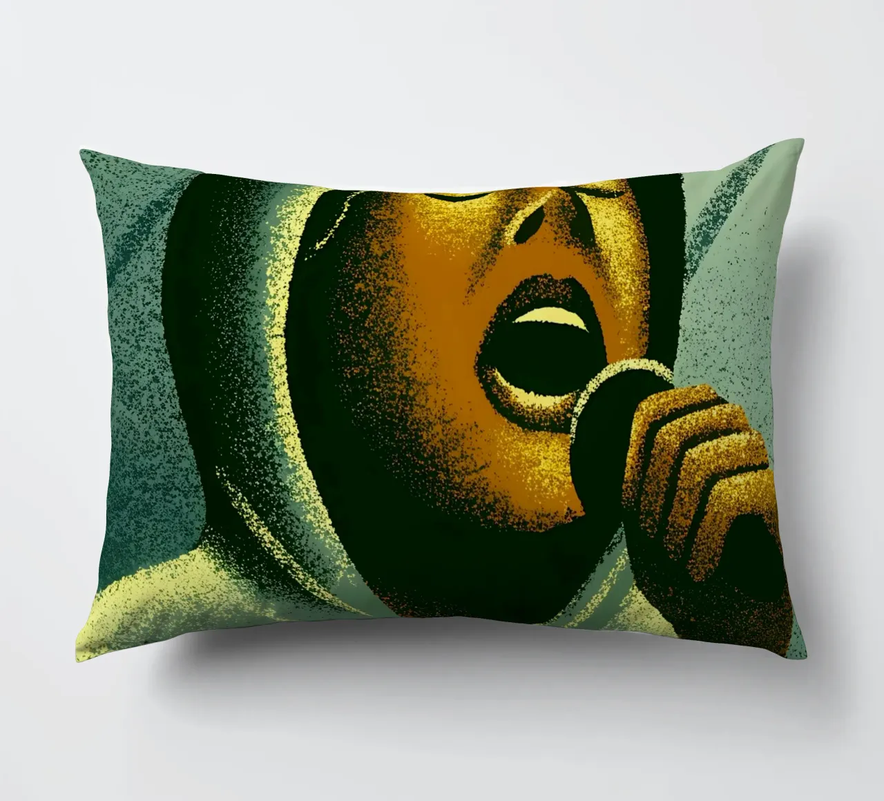 Singing People decorative cushion by SOUL SHOP