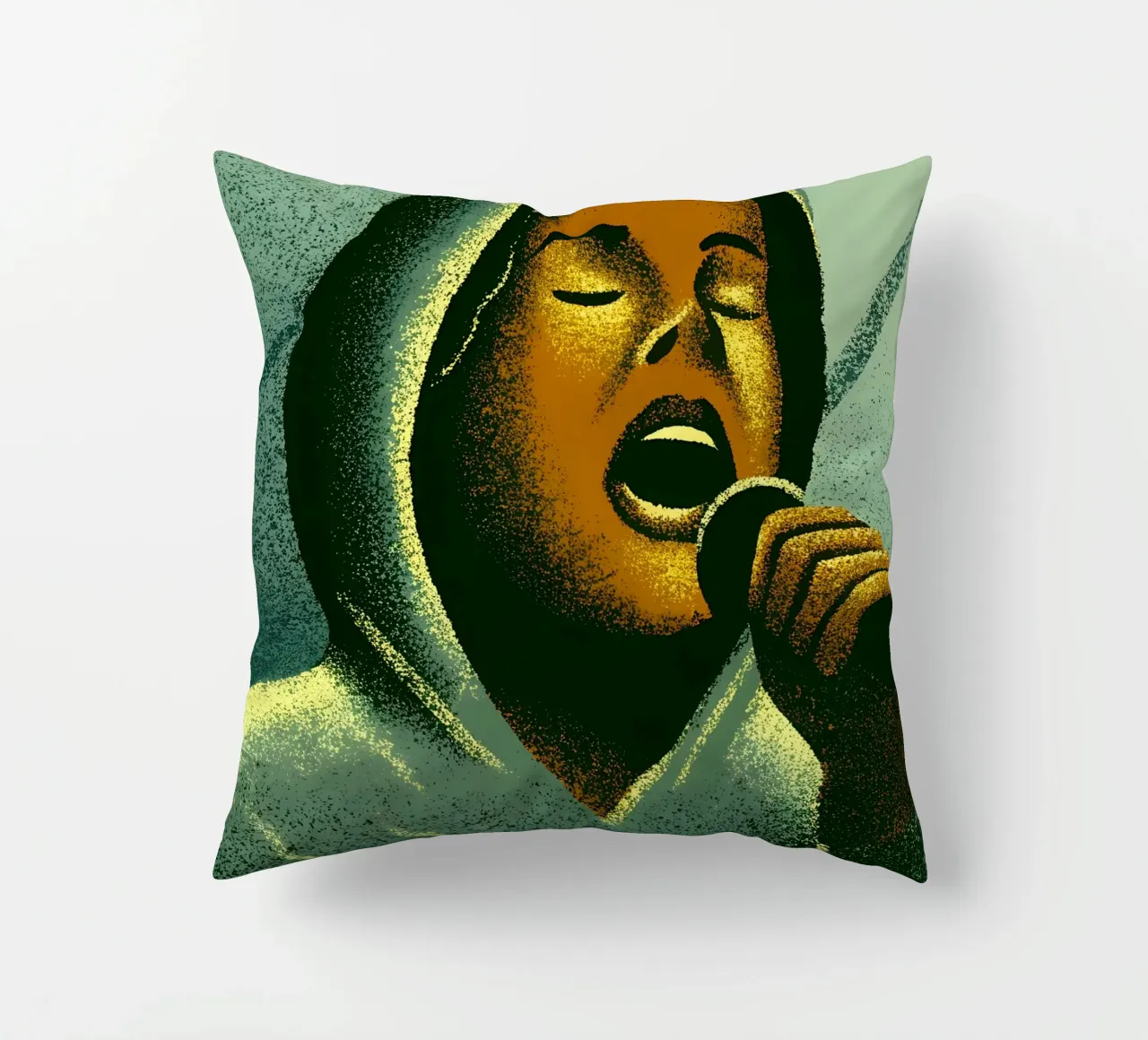 Singing People decorative cushion by SOUL SHOP