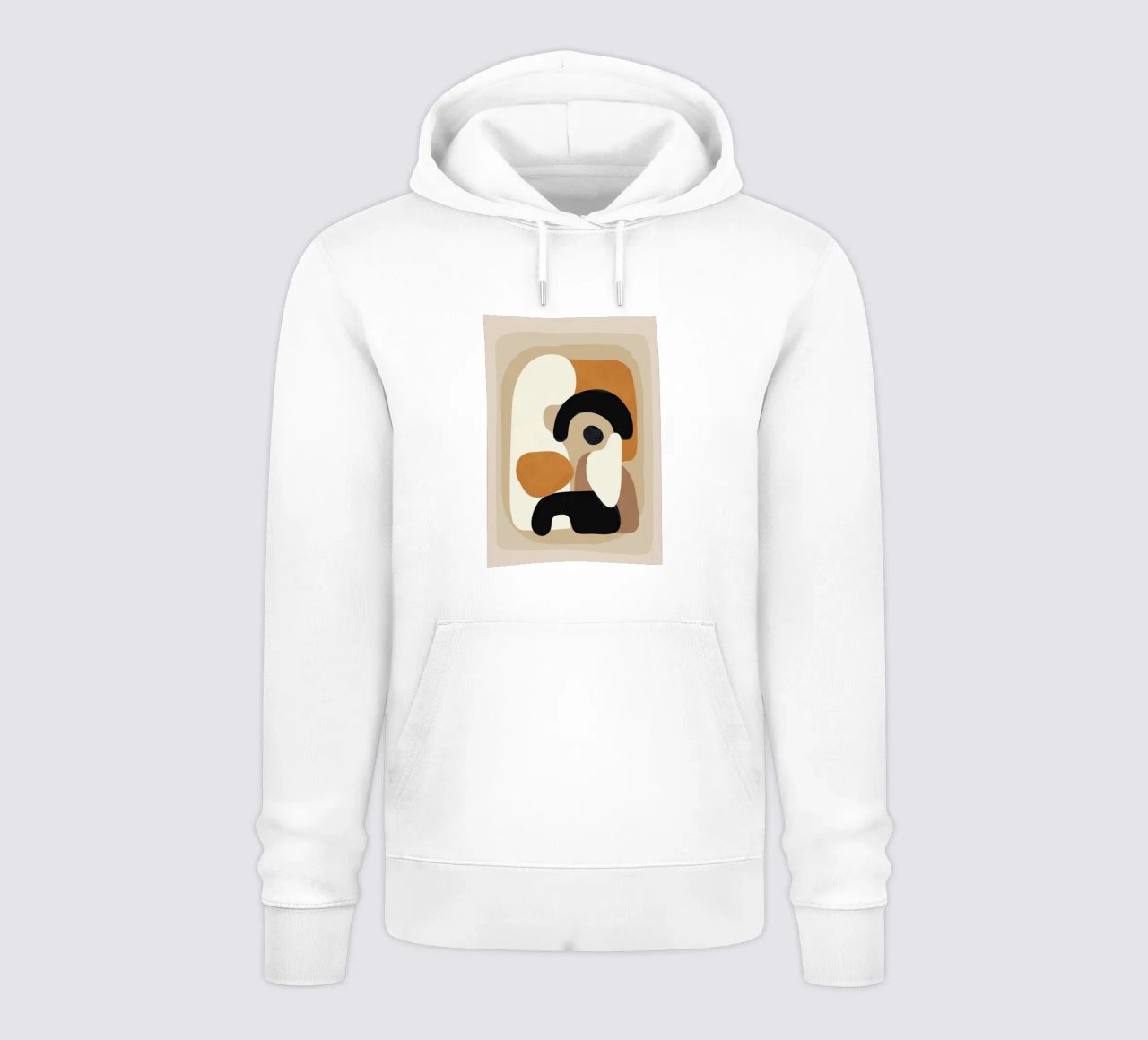 Minimal Abstract Shape Art 3 felpa con cappuccio da Flow Line