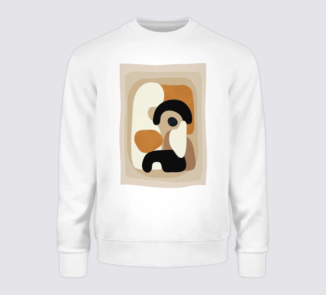 Minimal Abstract Shape Art 3 felpa da Flow Line