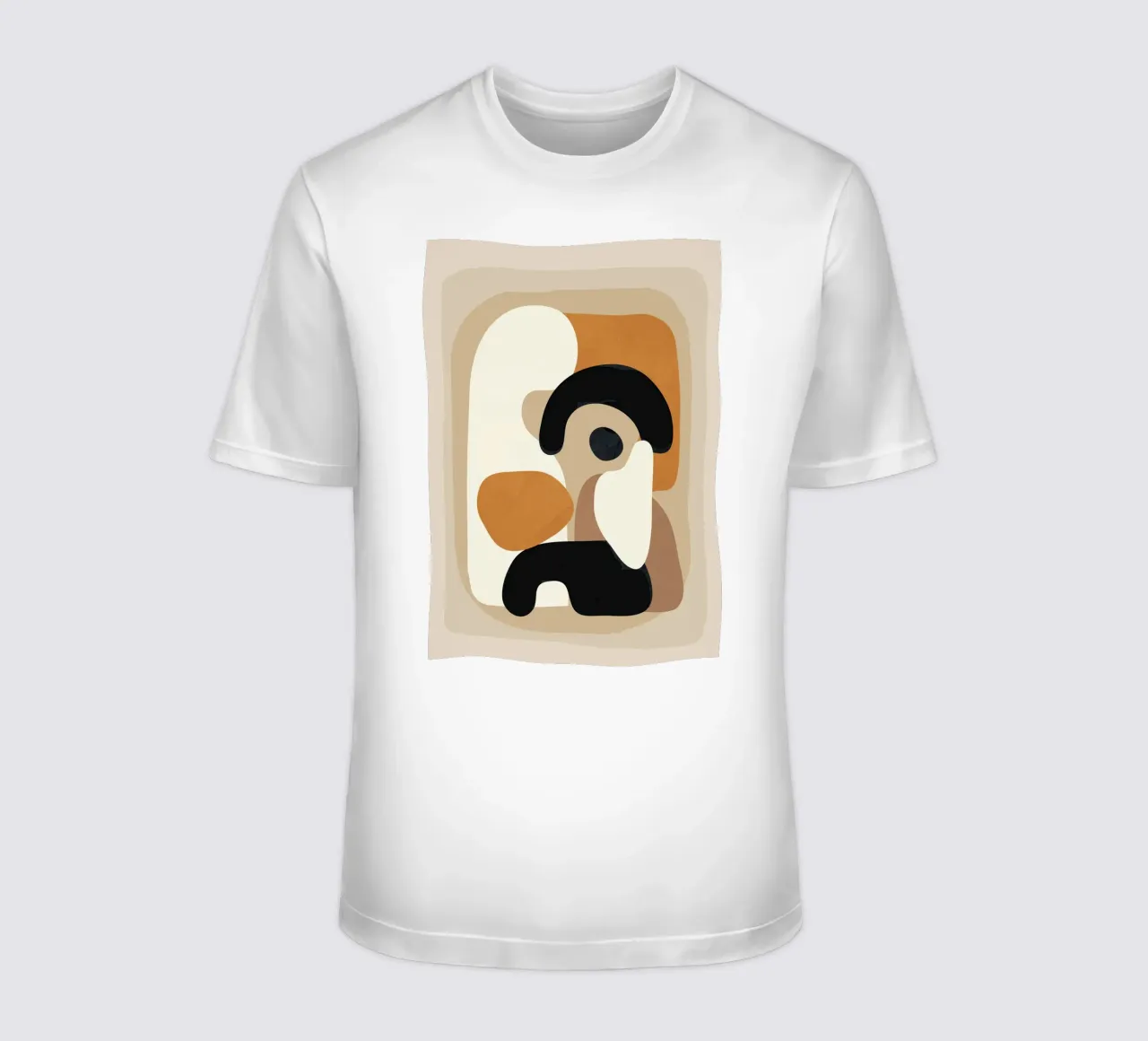 Minimal Abstract Shape Art 3 t-shirt da Flow Line