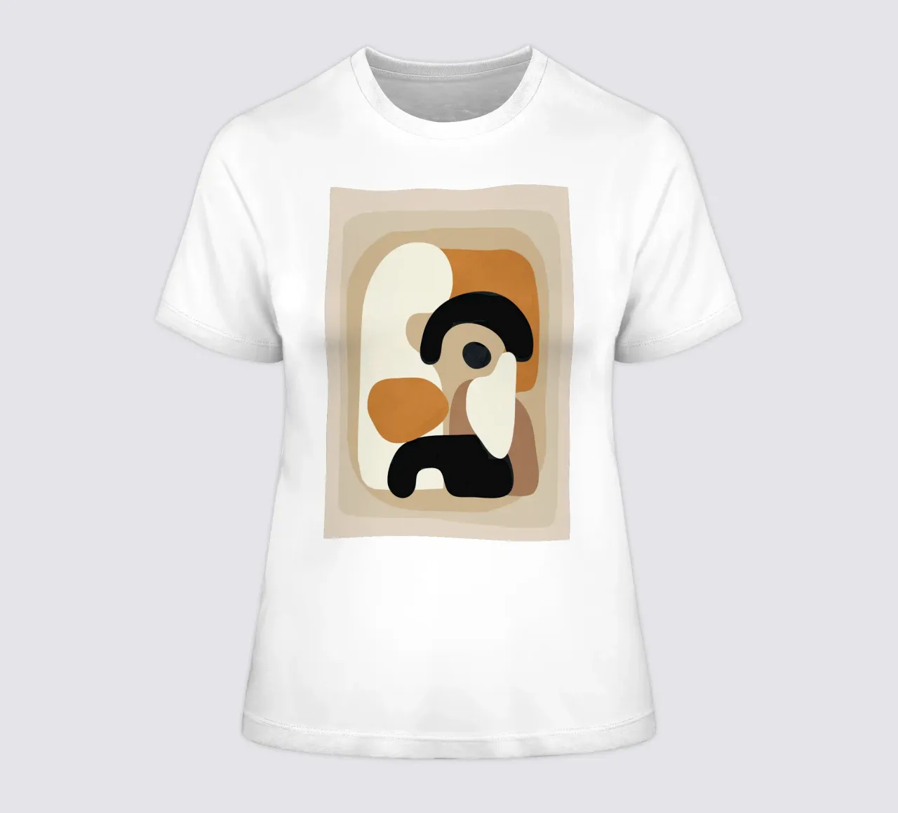 Minimal Abstract Shape Art 3 t-shirt da donna da Flow Line