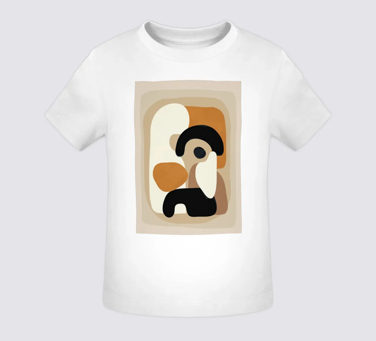 Minimal Abstract Shape Art 3 t-shirt pour bébé de Flow Line