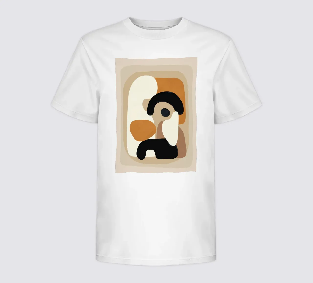 Minimal Abstract Shape Art 3 t-shirt bambini da Flow Line