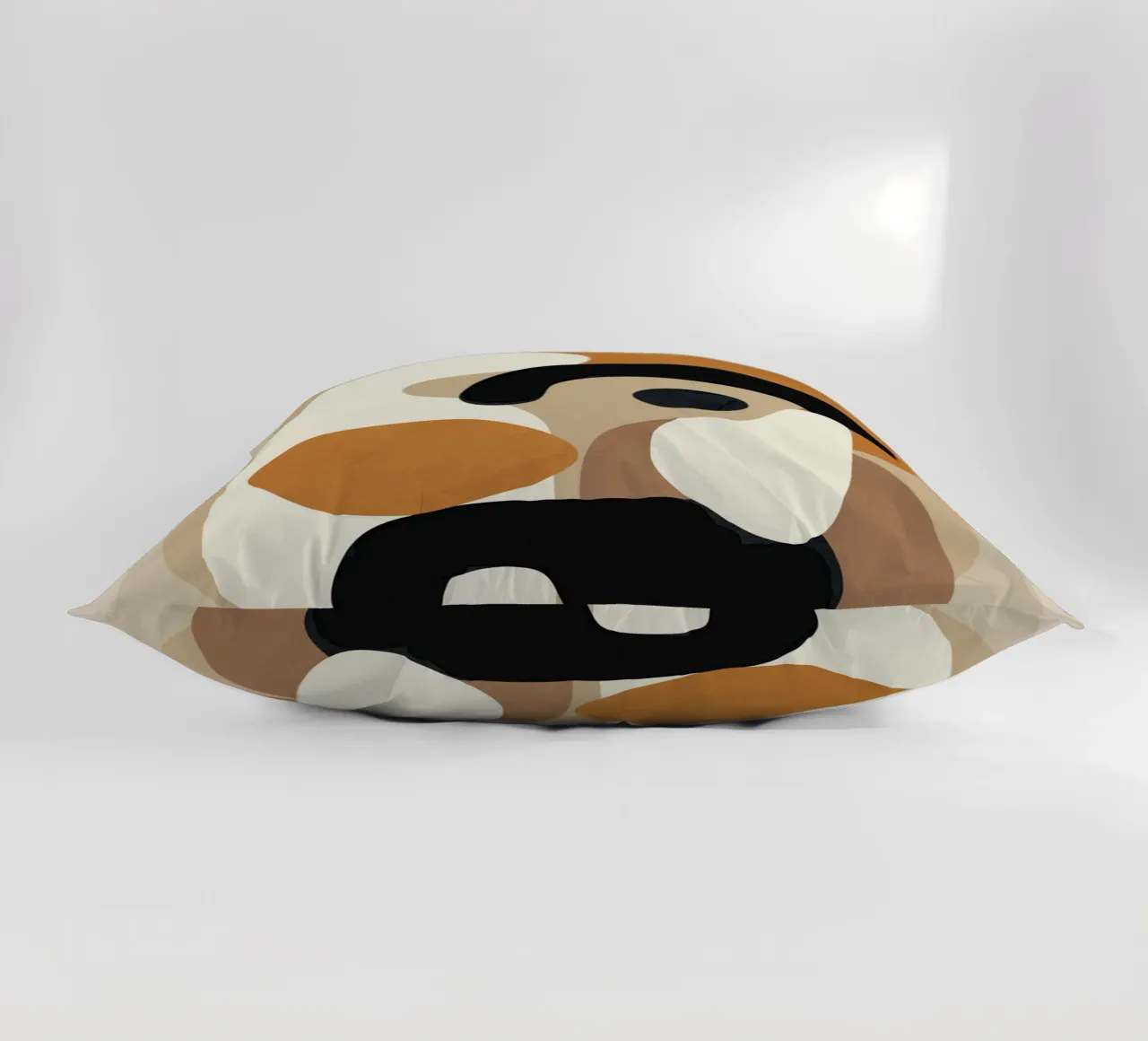 Minimal Abstract Shape Art 3 Kissen von Flow Line