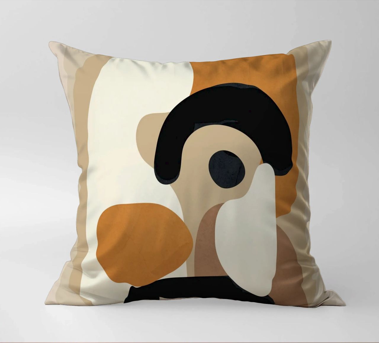 Minimal Abstract Shape Art 3 cuscino da Flow Line