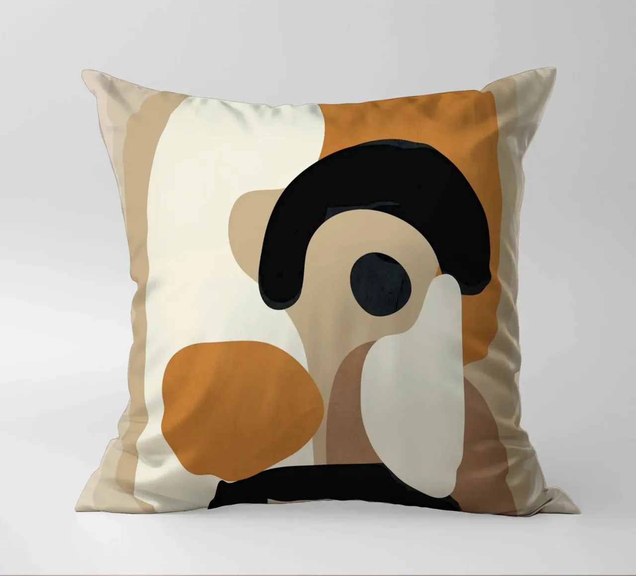Minimal Abstract Shape Art 3 cuscino da Flow Line