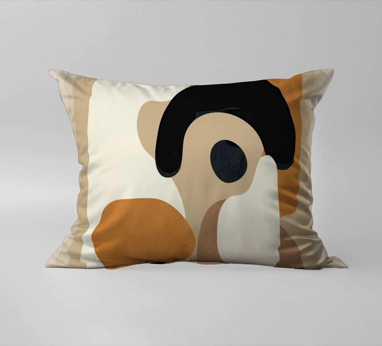 Minimal Abstract Shape Art 3 cuscino da Flow Line