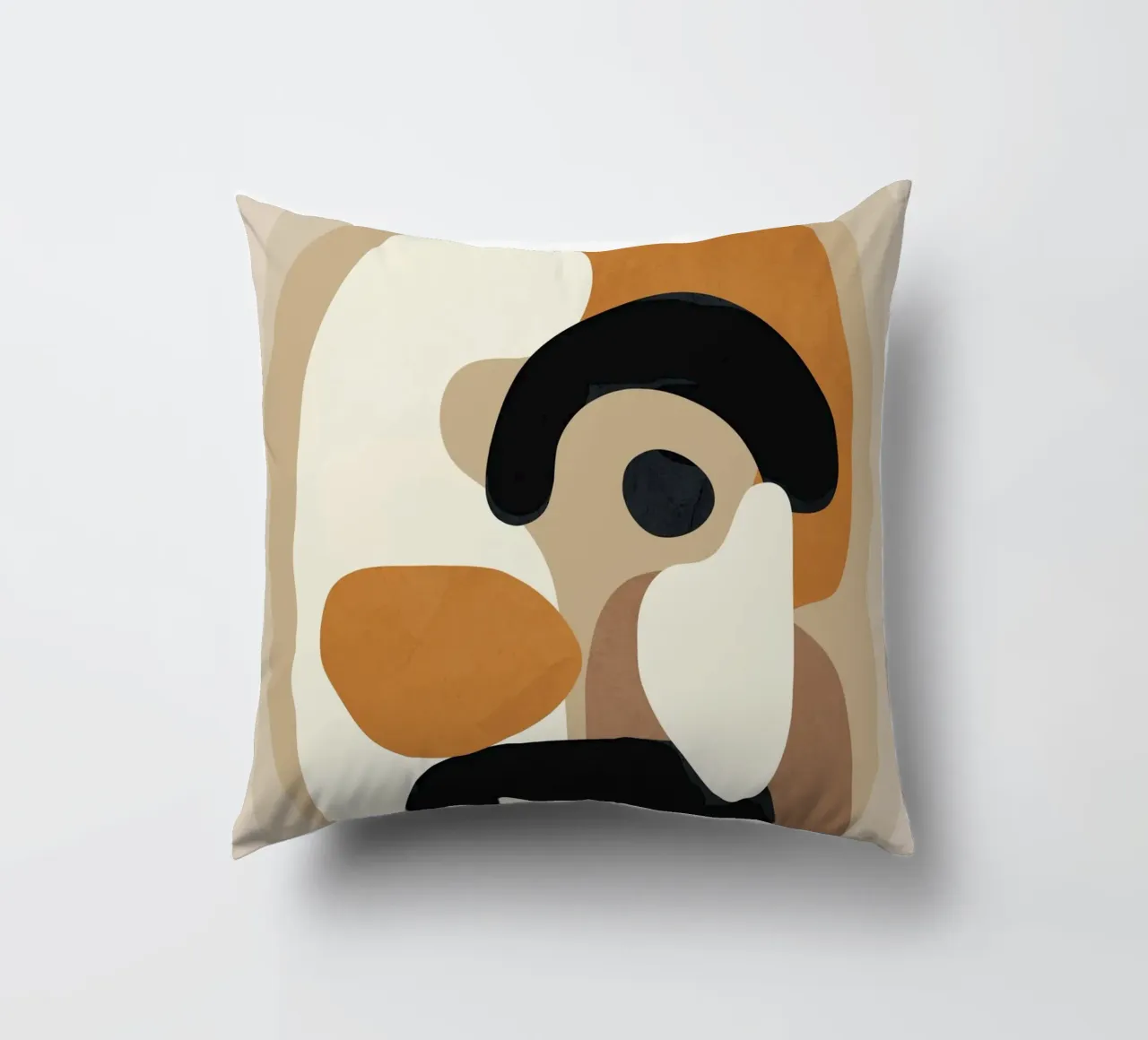 Minimal Abstract Shape Art 3 cuscino da Flow Line